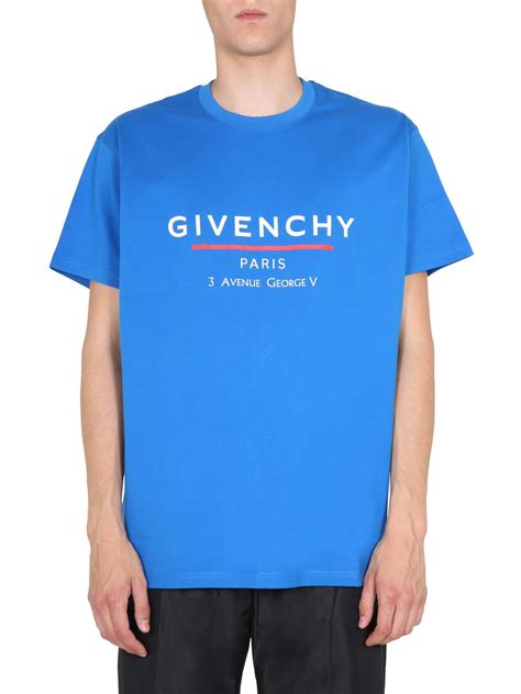 givenchy blue tshirt|Givenchy t shirt men sale.